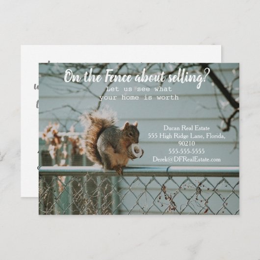 Carte Postale vente envoi référencement immobilier vente vente (Devant / Derrière)