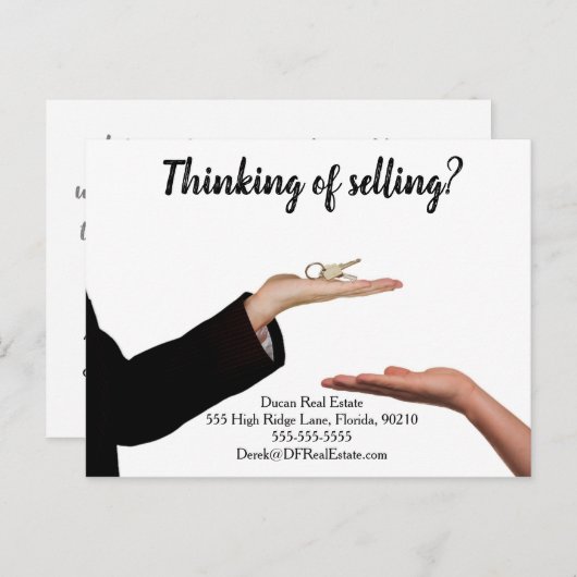 Carte Postale vente envoi référencement immobilier vente vente (Devant / Derrière)