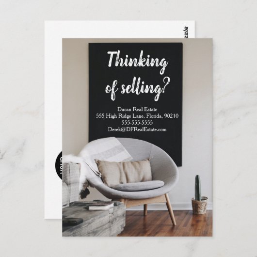 Carte Postale vente envoi référencement immobilier vente vente (Devant / Derrière)