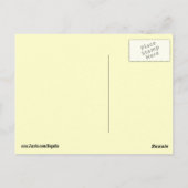 Carte Postale VENTE - Notes sur mesure pour l'enseignant ~ Jaune (Dos)