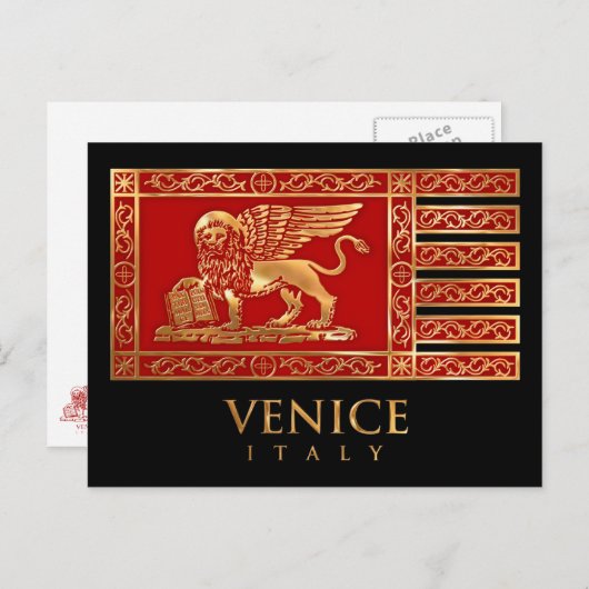 Carte Postale Ventian Flag (Devant / Derrière)