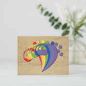 Carte Postale Ventilateur Basse Rainbow (Debout devant)
