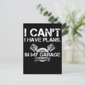 Carte Postale Ventilateur de réglage automobile Garage mécanique (Debout devant)