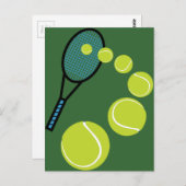 Carte Postale VENTILATEUR DE Tennis (Devant / Derrière)