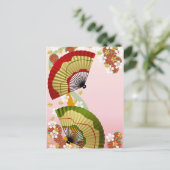Carte Postale Ventilateur japonais 3 (Debout devant)