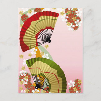 Carte Postale Ventilateur japonais 3