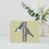 Carte Postale Ventilateur Nuthatch (Debout devant)
