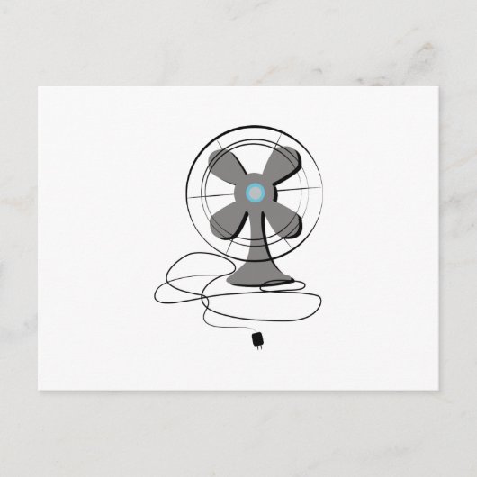 Carte Postale Ventilateur Oscillant (Devant)
