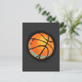Carte Postale Ventilateur Sport de balle du joueur de basket-bal (Debout devant)