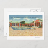 Carte Postale Ventilation de Loisirs Vue cour intérieure et pisc (Devant / Derrière)