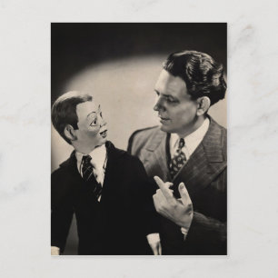 Carte postale Ventriloquist Dummy