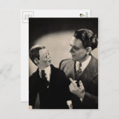 Carte postale Ventriloquist Dummy (Devant / Derrière)