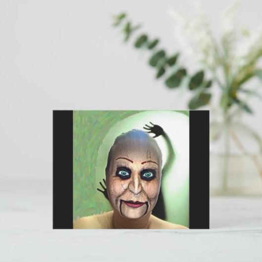 Carte Postale Ventriloquist Dummy Self Portrait (Debout devant)