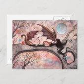 Carte postale Vents de Dragon de Fée Automne (Devant / Derrière)