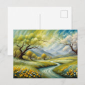 Carte Postale Vents de mars (Devant / Derrière)