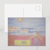 Carte Postale Vents de plage (Devant / Derrière)