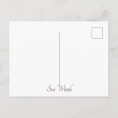 Carte Postale Vents marins (Dos)