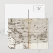 Carte Postale Vents Ocean Pacifique (Devant / Derrière)