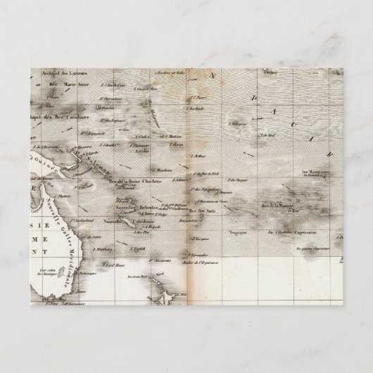 Carte Postale Vents Ocean Pacifique (Devant)