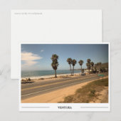 Carte Postale Ventura, Californie (Devant / Derrière)