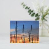 Carte Postale Ventura Harbour ciel matinal (Debout devant)