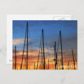 Carte Postale Ventura Harbour ciel matinal (Devant / Derrière)