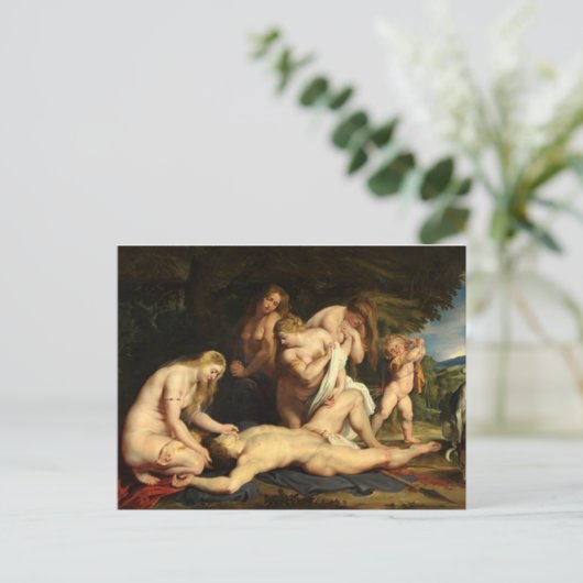 Carte Postale Venus & Adonis - Rubens (Debout devant)