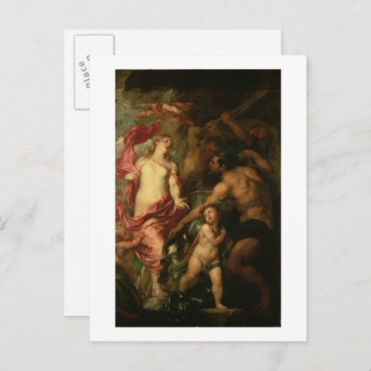 Carte Postale Vénus asking Vulcan for the Armour of Aeneas (oil (Devant / Derrière)