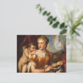 Carte Postale Vénus Blindfolding Cupid (Debout devant)