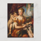 Carte Postale Vénus Blindfolding Cupid (Devant)