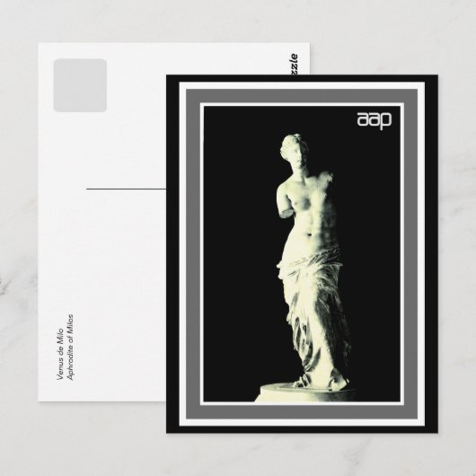 Carte Postale Venus De Milo (Devant / Derrière)