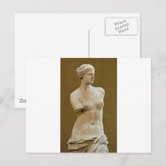 Carte Postale Venus de Milo (Devant / Derrière)