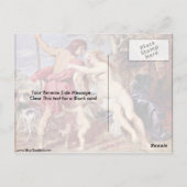 Carte Postale Venus Et Adonis Par Peter Paul Rubens (Dos)