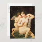 Carte Postale Vénus et Cupidon (Devant / Derrière)