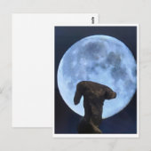 Carte Postale Vénus et la Lune (Devant / Derrière)