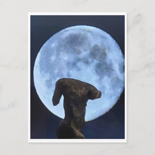 Carte Postale Vénus et la Lune (Devant)