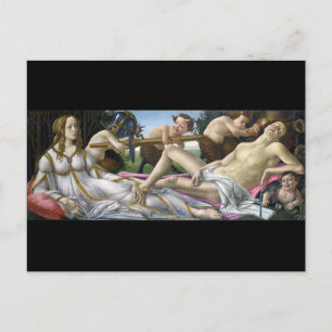 Carte Postale Vénus et Mars, Sandro Botticelli