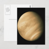 Carte Postale VENUS par Mariner 10 photo vol de la NASA (Devant / Derrière)