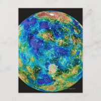 Vénus sous fausse couleur