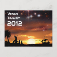 Carte postale Venus Transit 2012