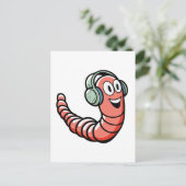 Carte Postale Ver de musique (Debout devant)