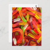 Carte Postale ver gommeux (Devant / Derrière)