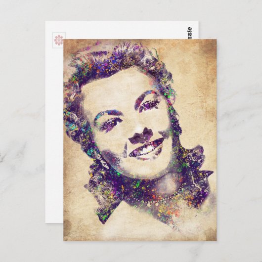 Carte Postale Vera-Ellen (Devant / Derrière)