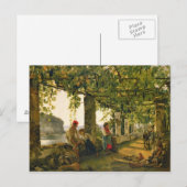 Carte Postale Verandah avec des vignes tordues, 1828 (Devant / Derrière)