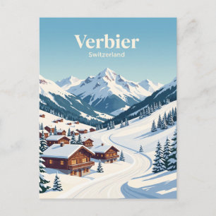 Carte Postale Verbier Suisse