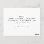 Carte Postale Verdure aquarelle.  (Dos)