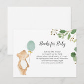 Carte Postale Verdure on peut attendre des livres pour bébé (Devant / Derrière)