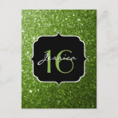 Carte Postale Verdure parties scintillant verte scintille Sweet  (Devant)