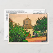 Carte Postale Vereins Kirche (1), Fredericksburg, TX (Devant / Derrière)