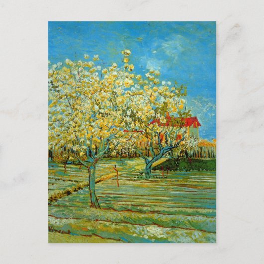 Carte Postale Verger en fleurs par Vincent van Gogh (Devant)